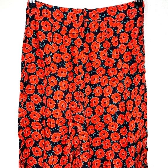 ETT TWA by Anthropologie Virginie Ruffled Wide-Leg Trousers - Picture 7 of 16